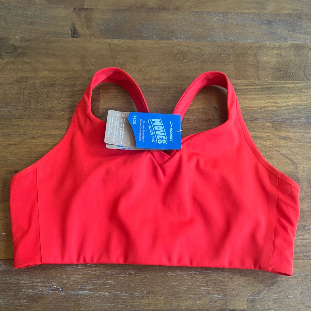 Brooks Drive Convertible Run Bra NWT